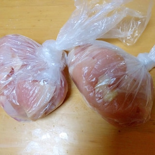鶏むね肉の処理の仕方